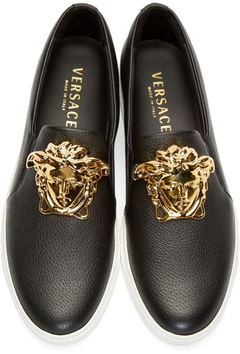 versace slip on sandals women's.